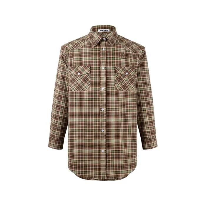 미우미우 셔츠 Plaid shirt MK1969 174R F0C59 S OOO 명품 | 명품하우스