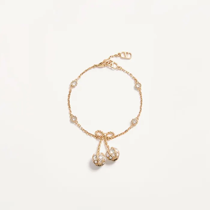 발렌티노 Cherryfic Bracelet In Metal And Swarovski® Crystals 7W0J0BD0YCW 9MN 명품 | 명품하우스