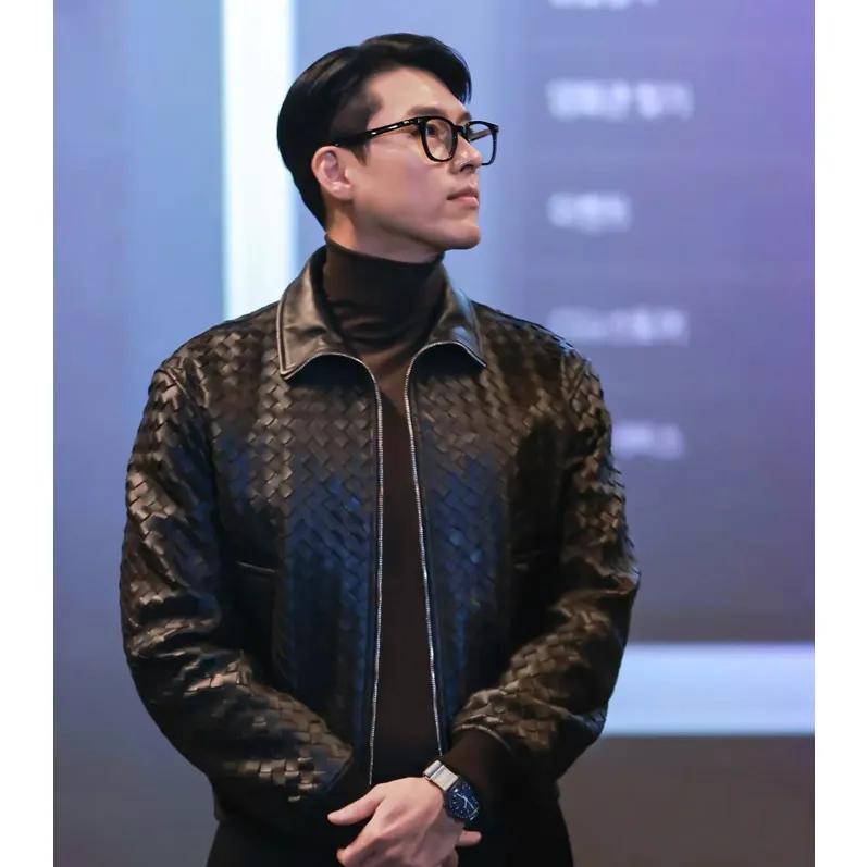 보테가 베네타 인트레치아토 가죽 블루종 811525 명품 | 명품하우스