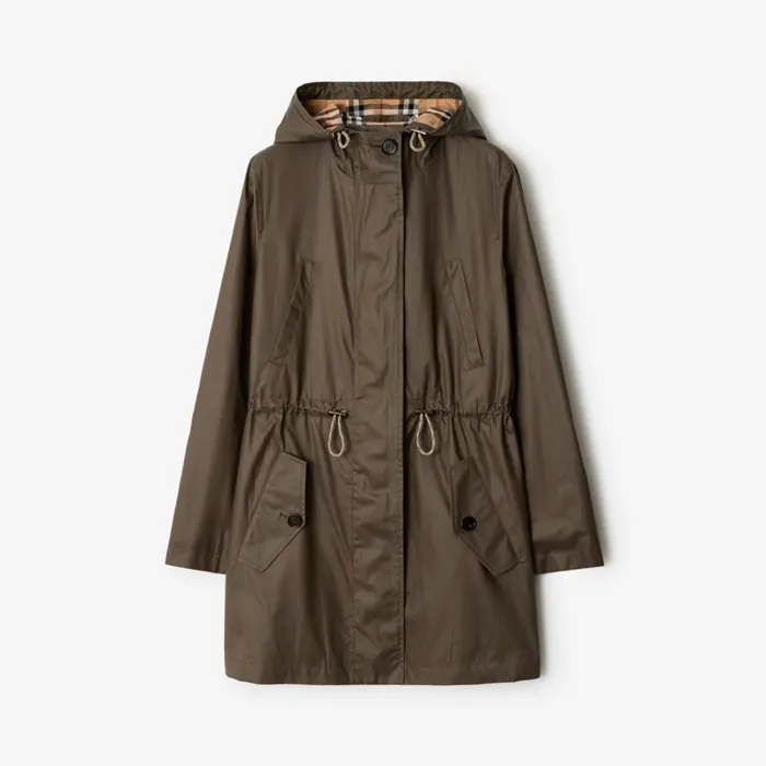 버버리 Coated Gabardine Parka in Brown 8116104A1336 명품 | 명품하우스