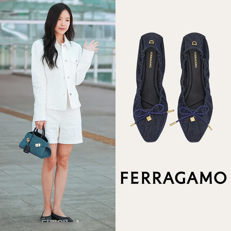페라가모 데님 발렛 플랫슈즈 01J639 779622 명품 | 명품하우스