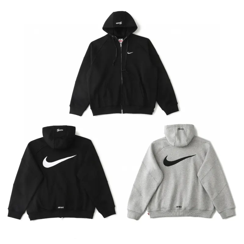 슈프림 x 나이키 25SS 집업 후드 스웨트셔츠 2color HF9633 010 명품 | 명품하우스