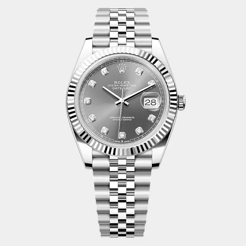 롤렉스 데이저스트 41mm 오이스터 스틸 슬레이트 다이얼 메탈 시계 126334 명품 | 명품하우스