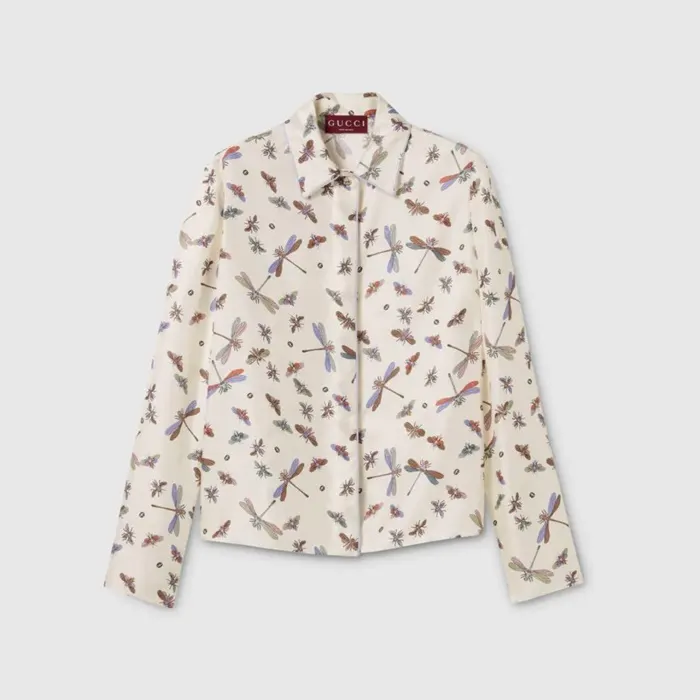 구찌 Printed silk twill shirt 856111 명품 | 명품하우스