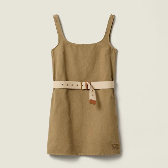 미우미우 Old gabardine mini dress MF6181 19EK F0241 S OOO 명품 | 명품하우스