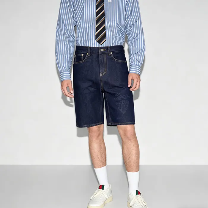 구찌 lasered denim shorts 811656XDC6S 명품 | 명품하우스