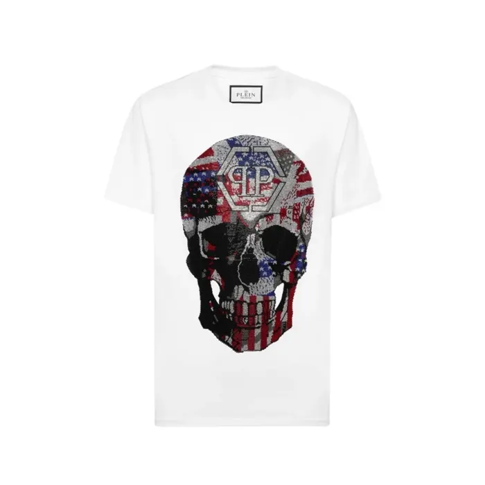 필립 플레인 Skull America T shirt AAECMTK8734PJY002N 명품 | 명품하우스