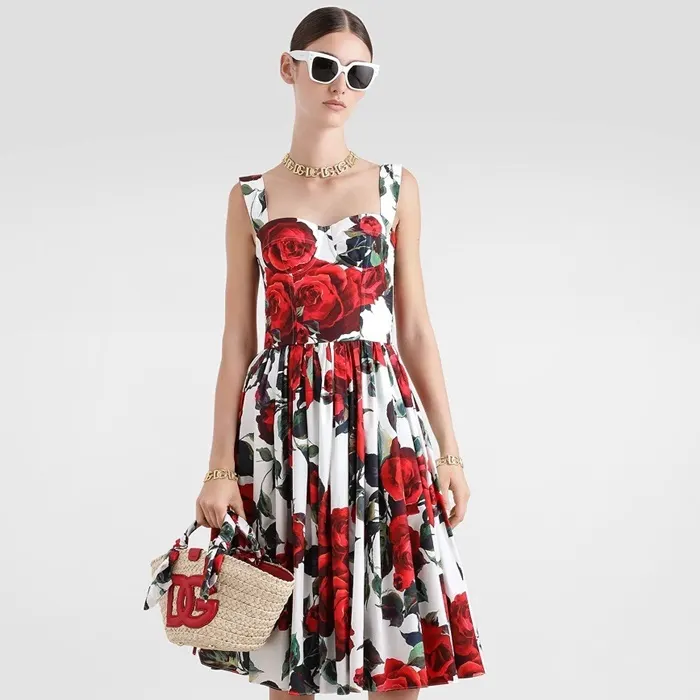 돌체앤가바나 floral print midi dress F6TVJTHS5TQ 명품 | 명품하우스