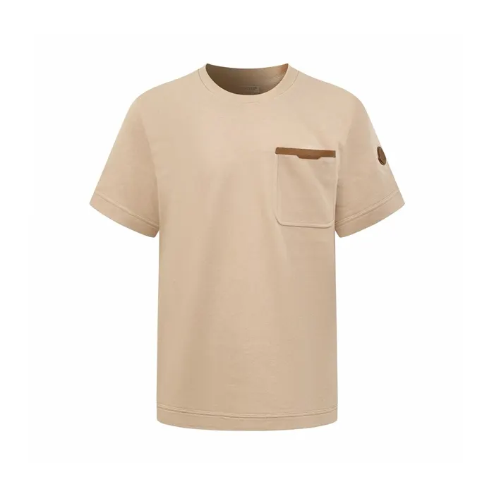 몽클레어 Leather Trimmed Cotton T Shirt L10918C0005089BD5222 명품 | 명품하우스