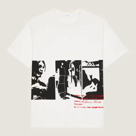 지방시 T shirt in cotton with Photographic Negative print BM71NK3YUB 105 명품 | 명품하우스