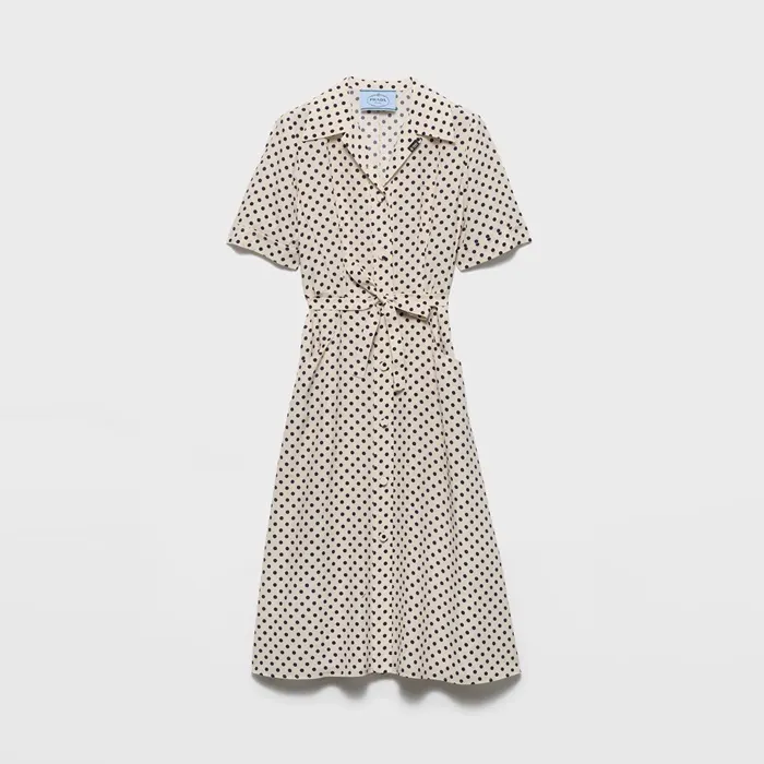 프라다 Polka dot print marocain shirt dress P3S58G 19ZN F0OQU S OOO 명품 | 명품하우스