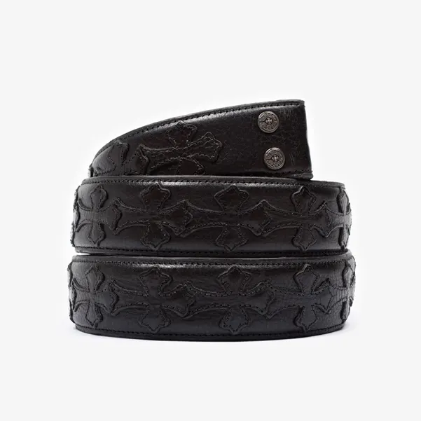 크롬하츠 BLACK CROSS PATCH CEMETERY BELT (STAP ONLY) 명품 | 명품하우스