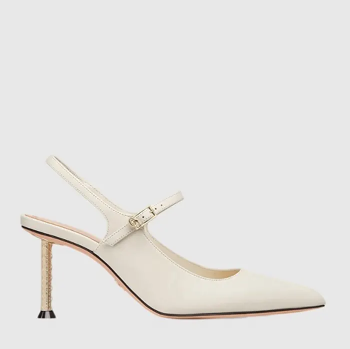 디올 Dior Icon Slingback Pump White Supple Calfskin KCV499VSO S03W 명품 | 명품하우스