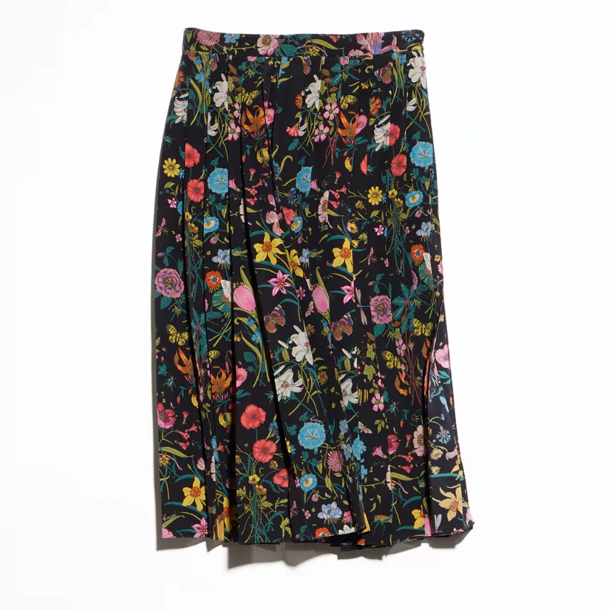 구찌 Printed silk midi skirt 865115 ZAU22 1066 명품 | 명품하우스