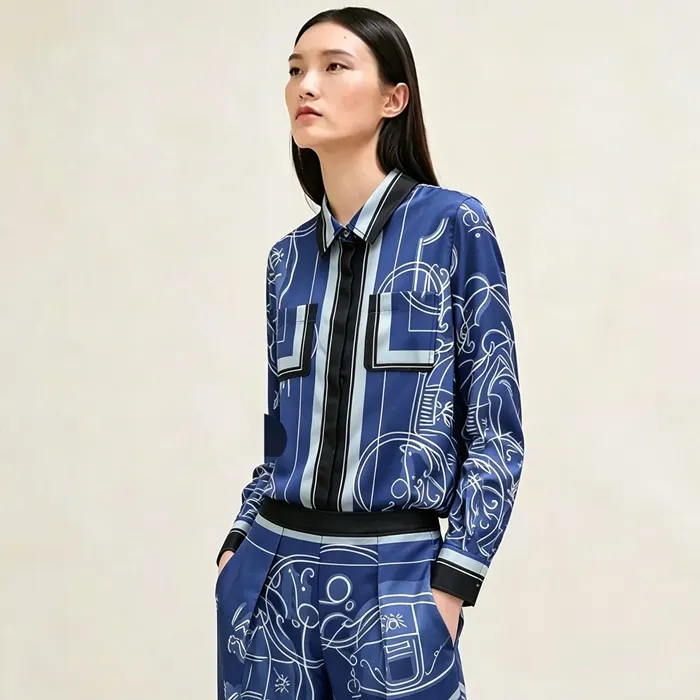 에르메스 "Ex Libris a Main Levee" classic shirt H6E0632DNR734 명품 | 명품하우스